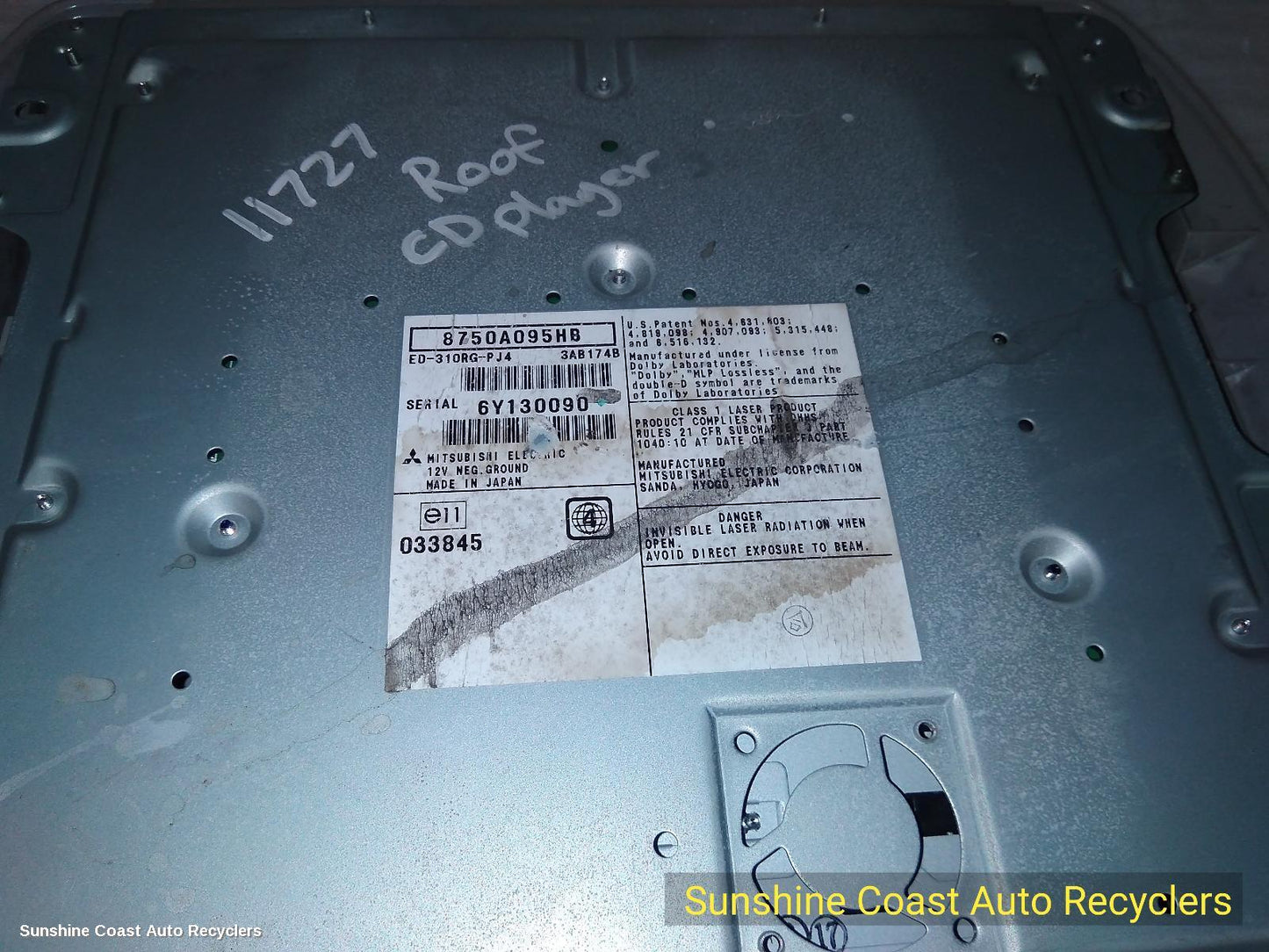 2007 Mitsubishi Pajero Radio Cd Dvd Sat Tv