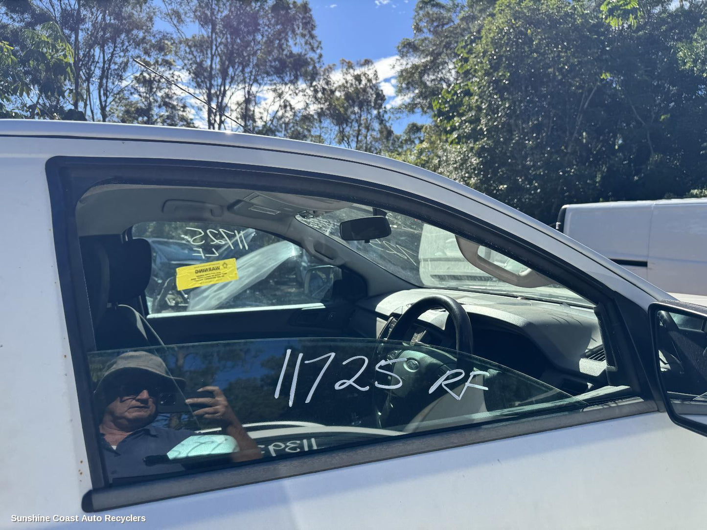 2015 Ford Ranger Right Front Door Window