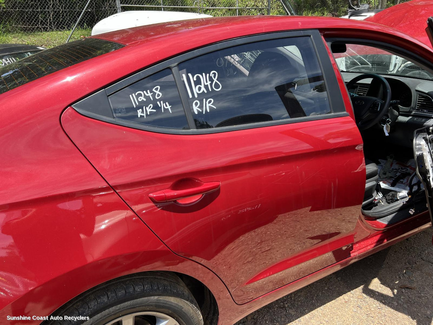 2017 Hyundai Elantra Right Rear Door Sliding