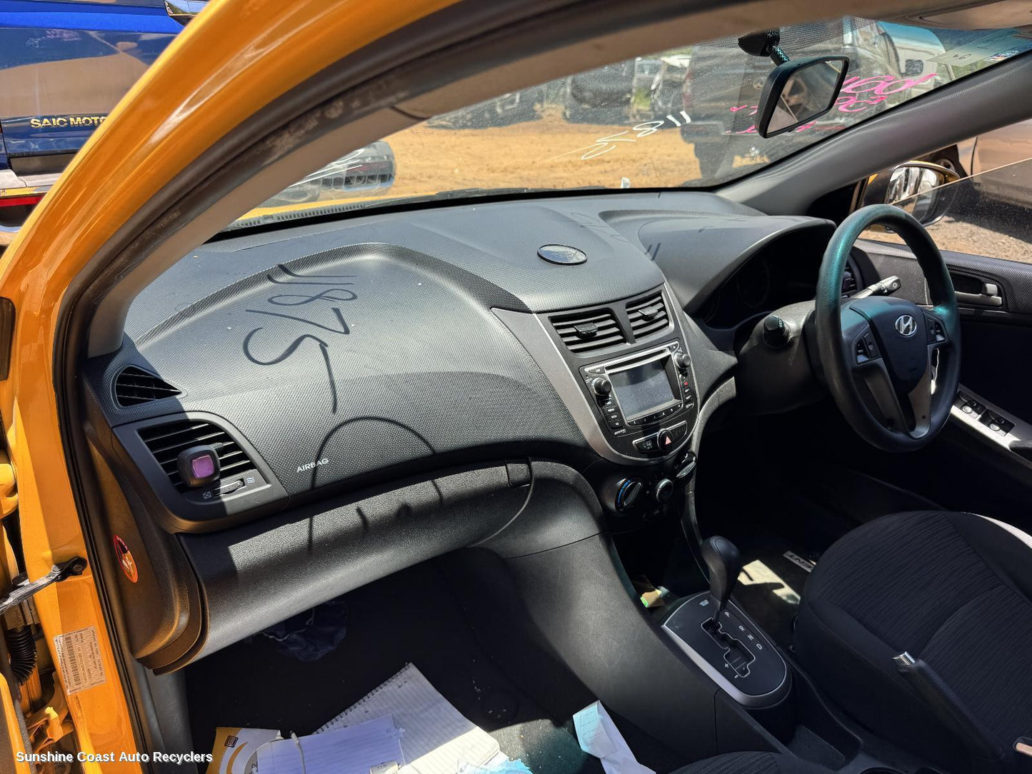 2015 Hyundai Accent Glove Box