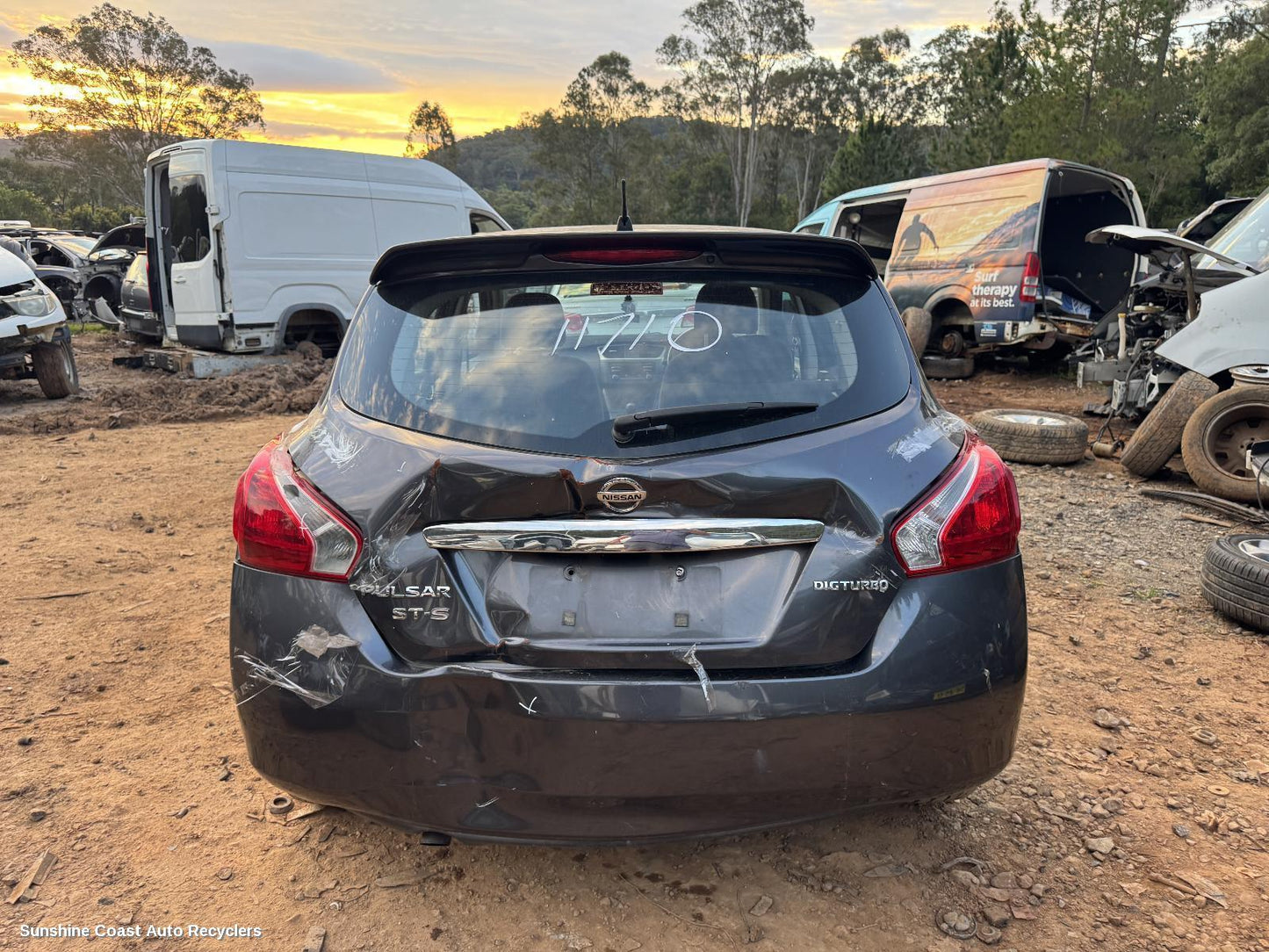 2013 Nissan Pulsar Seatbelt Stalk