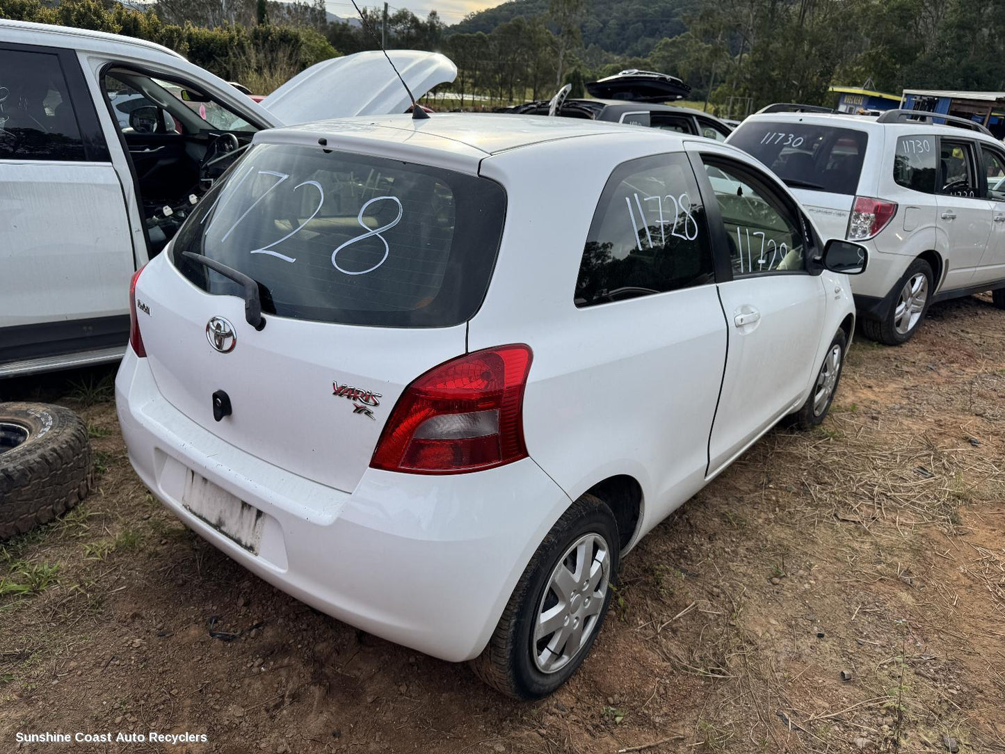 2006 Toyota Yaris Steering Box Rack