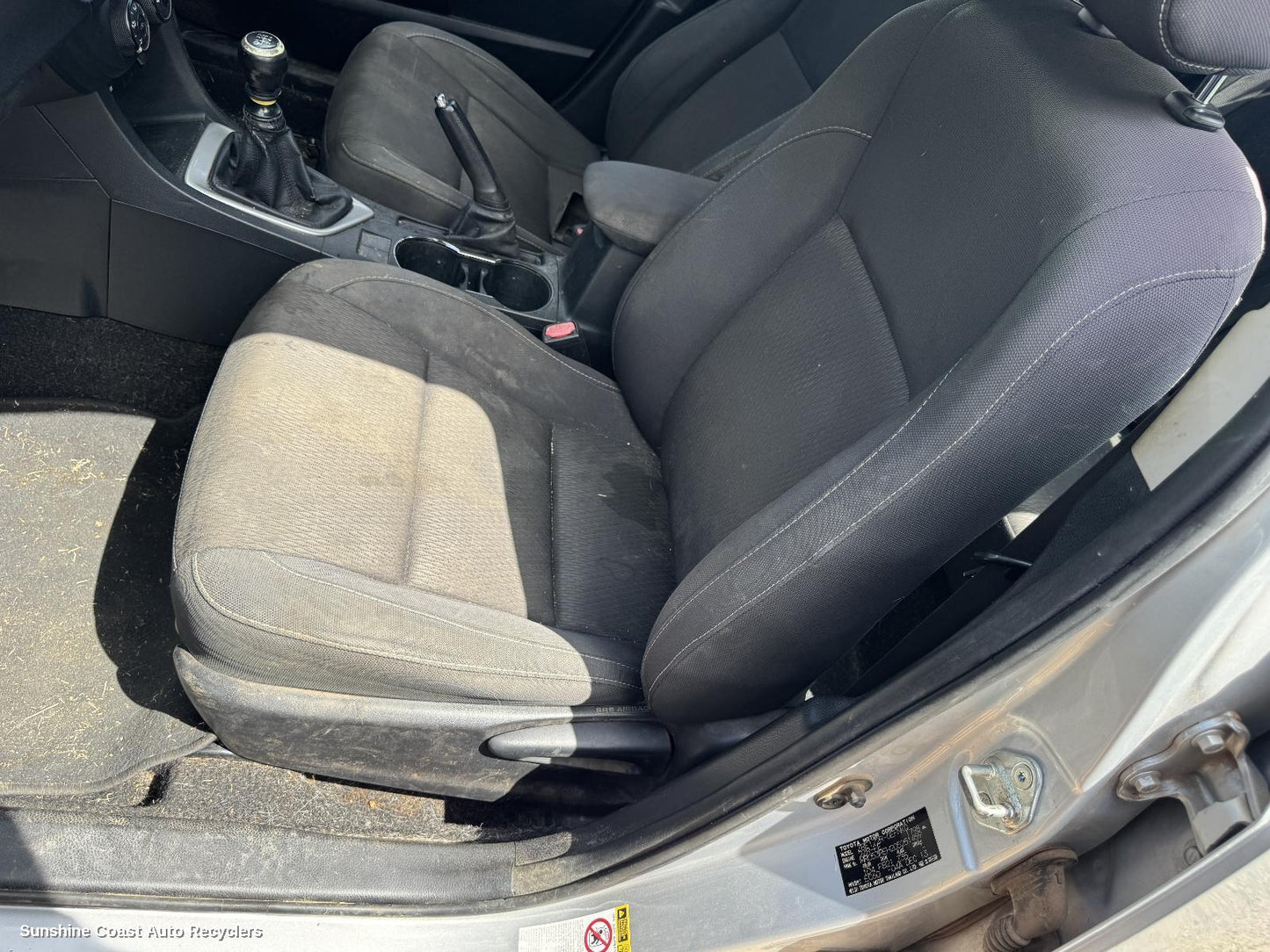 2013 Toyota Corolla Front Seat