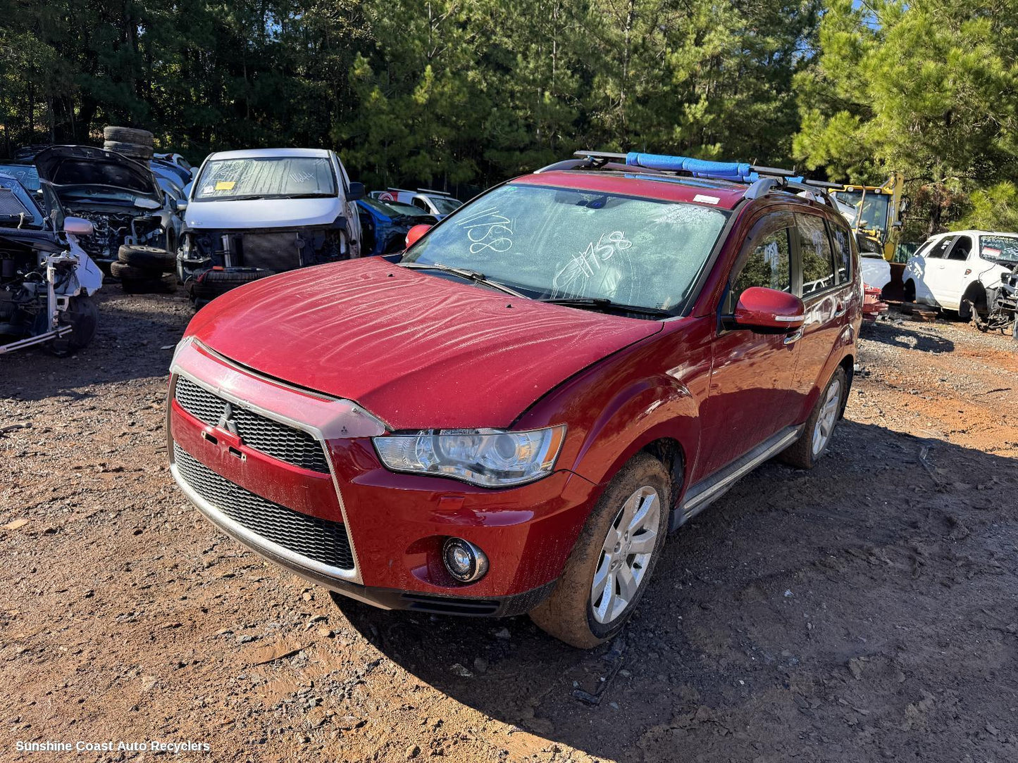 2010 Mitsubishi Outlander Bonnet Lock Support
