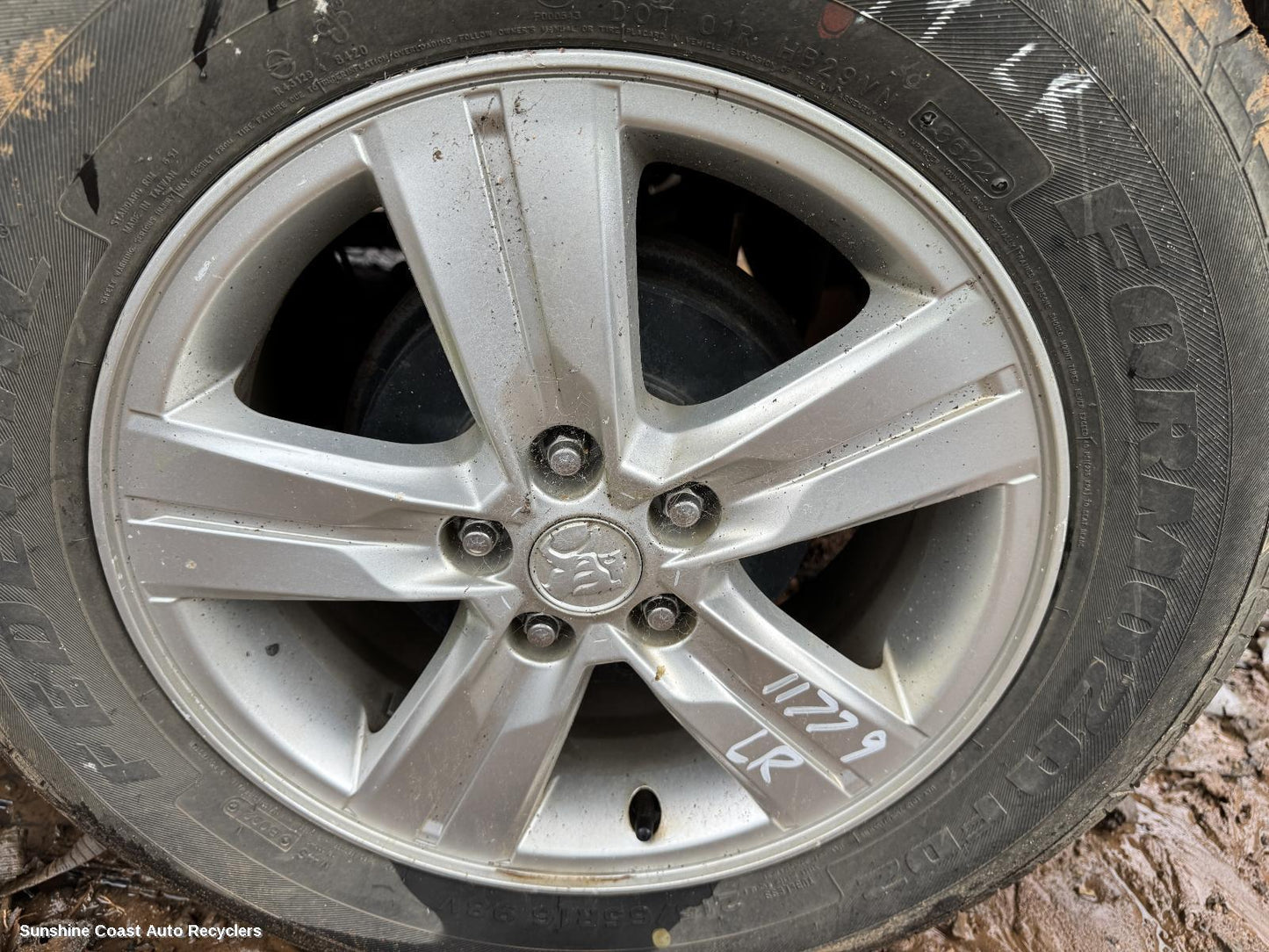 2014 Holden Trax Rear Brake Disc Drum