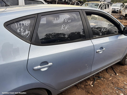 2011 Hyundai I30 Right Rear Side Glass