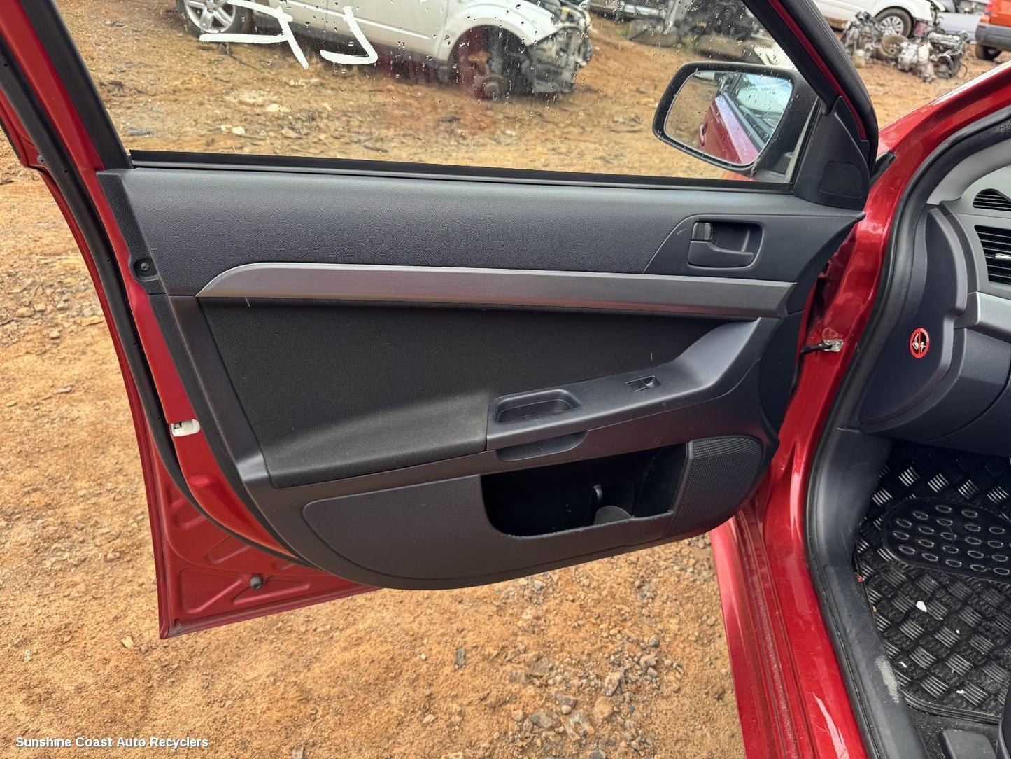 2010 Mitsubishi Lancer Left Front Window Reg Motor