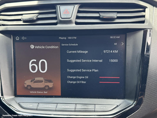 2018 Ldv T60 Radio Cd Dvd Sat Tv