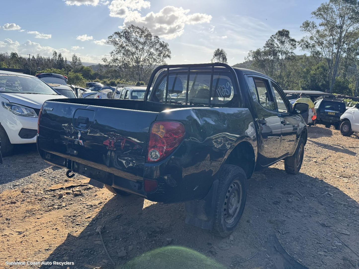 2008 Mitsubishi Triton Right Front Window Reg Motor