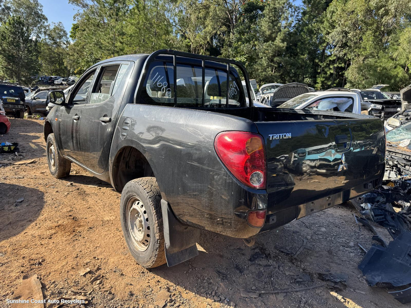 2008 Mitsubishi Triton Right Front Window Reg Motor