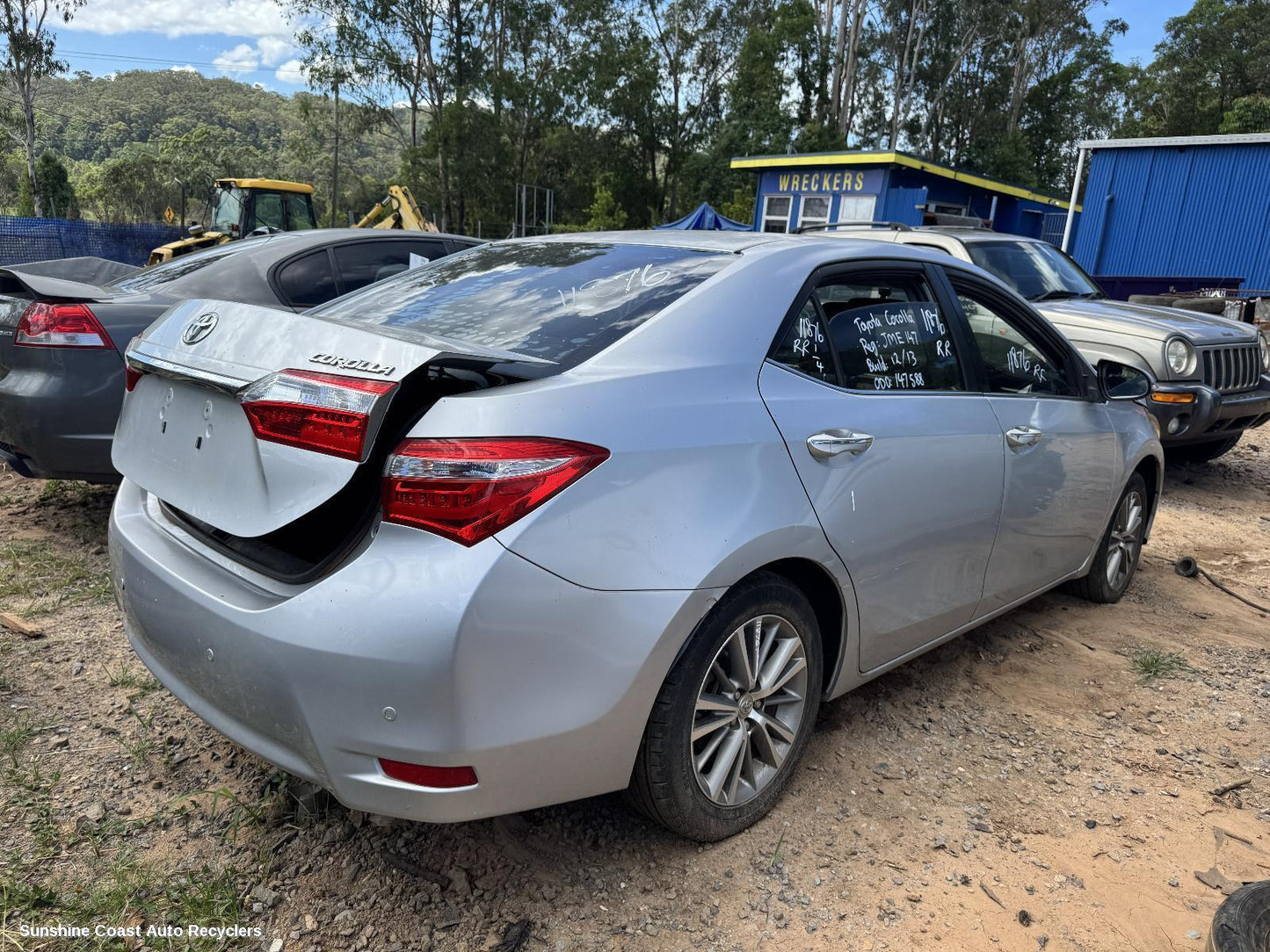 2013 Toyota Corolla Right Taillight