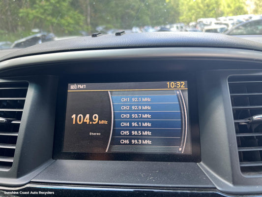 2014 Nissan Pathfinder Radio Cd Dvd Sat Tv
