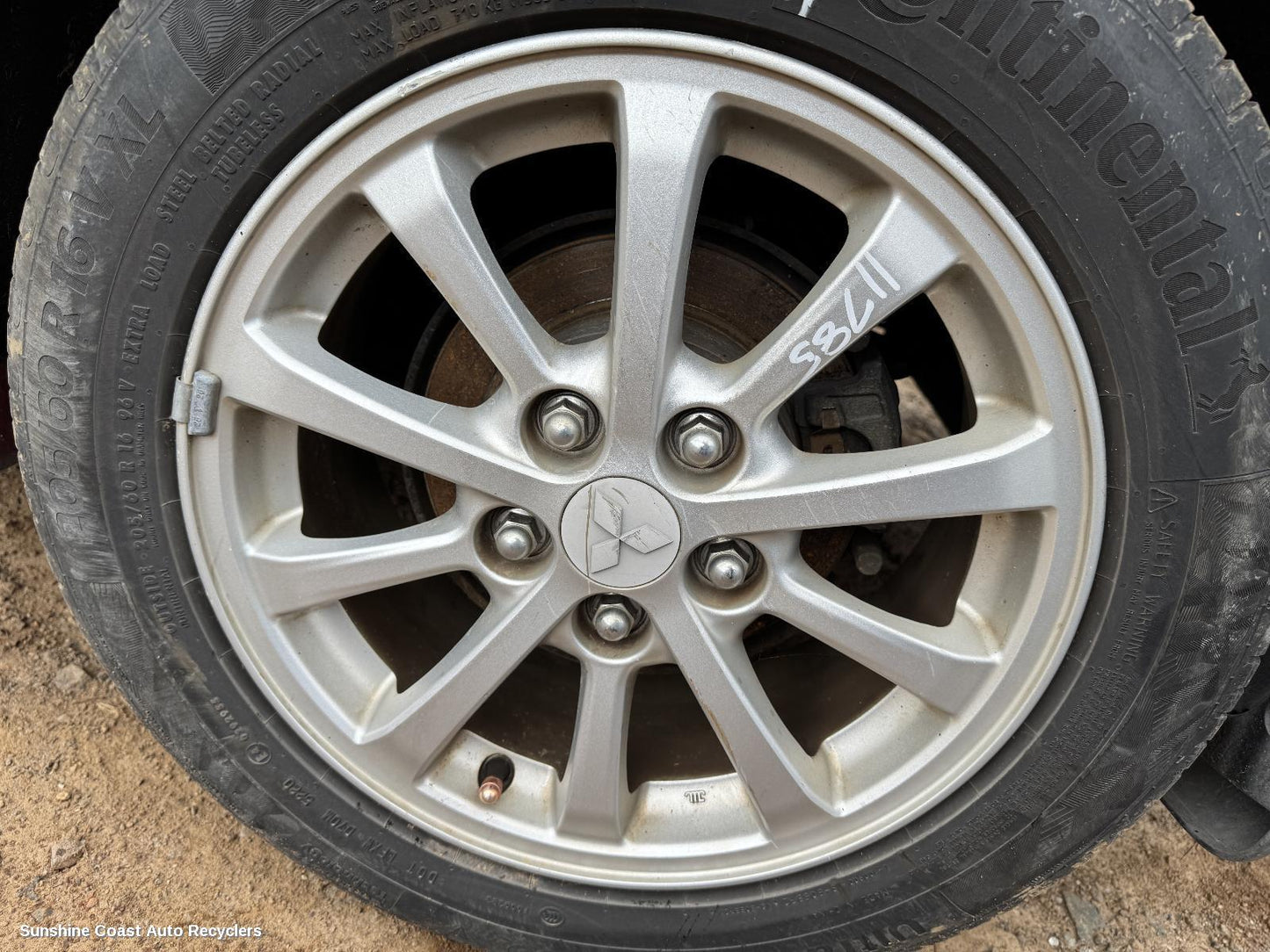 2010 Mitsubishi Lancer Rear Brake Disc Drum