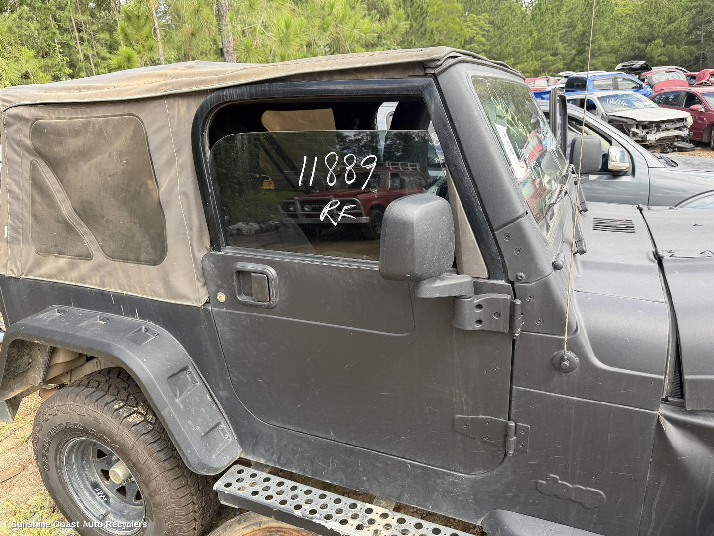 2003 Jeep Wrangler Door Handle