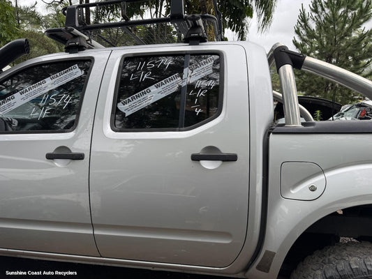 2013 Nissan Navara Left Rear Door Window