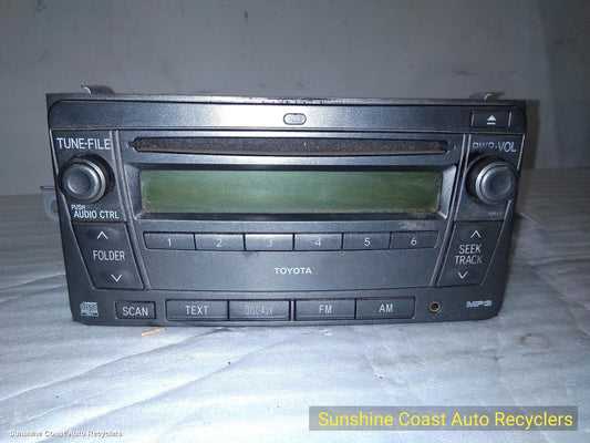2007 Toyota Corolla Radio Cd Dvd Sat Tv