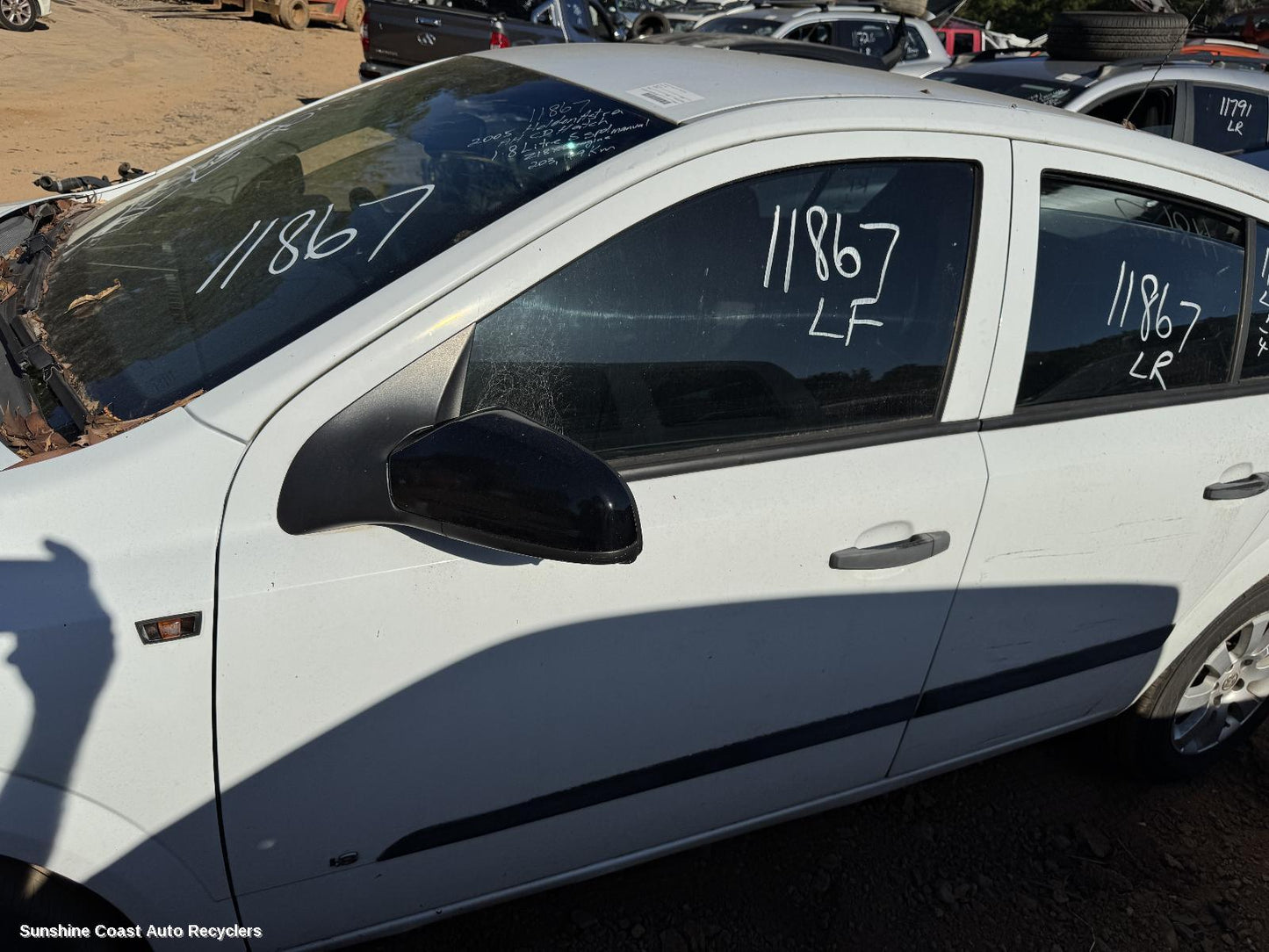 2005 Holden Astra Left Door Mirror