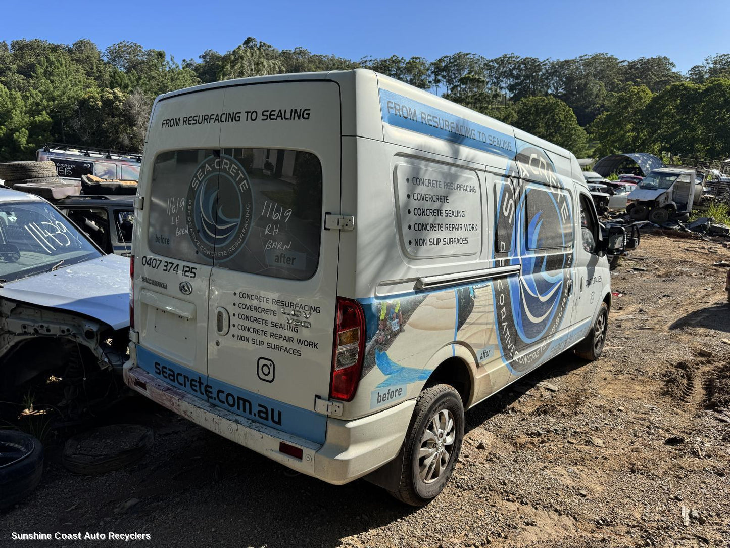2020 Ldv V80 Console