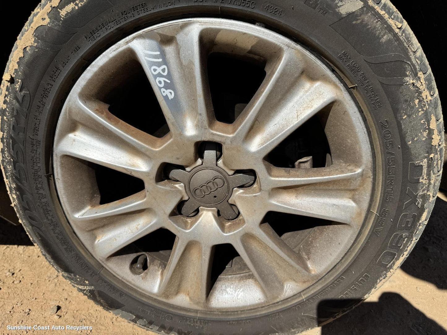 2012 Audi A1 Wheel Mag