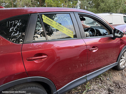 2012 Mazda Cx5 Right Rear 1 4 Door Glass