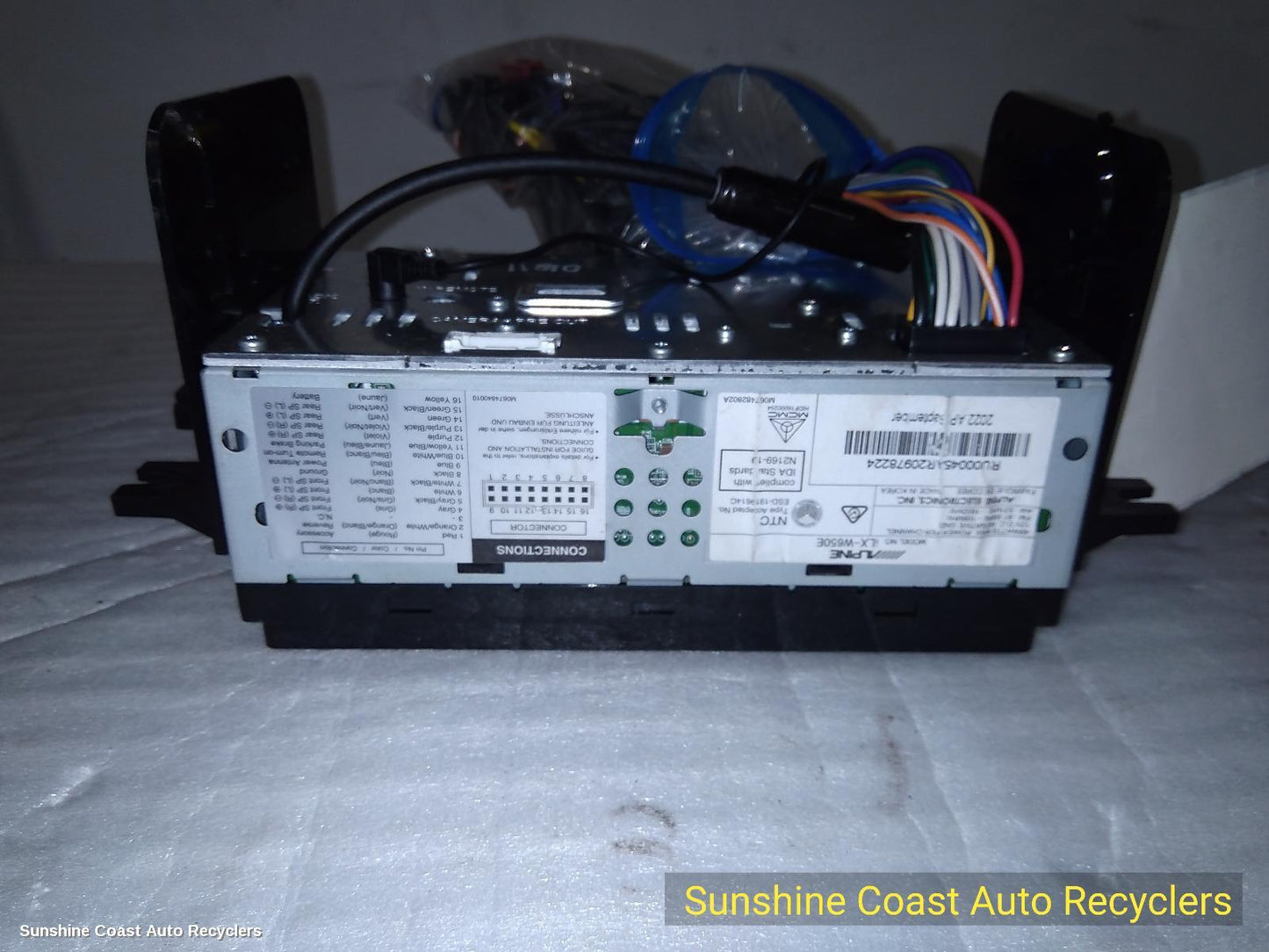 2014 Hyundai Accent Radio Cd Dvd Sat Tv