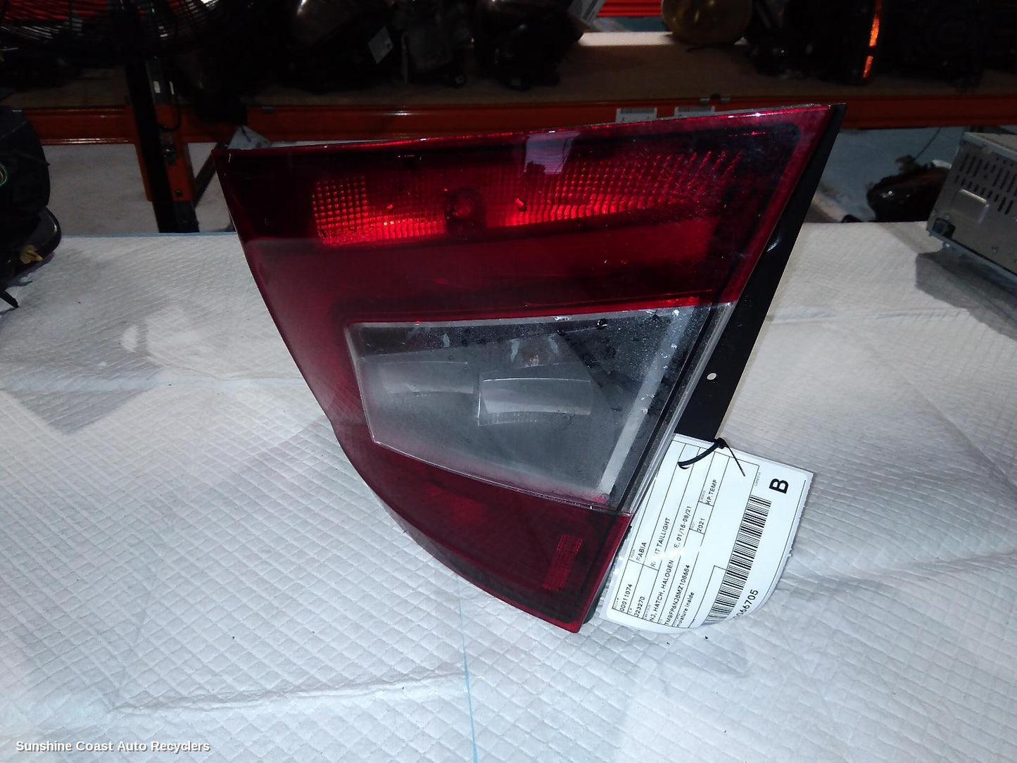 2021 Skoda Fabia Right Taillight