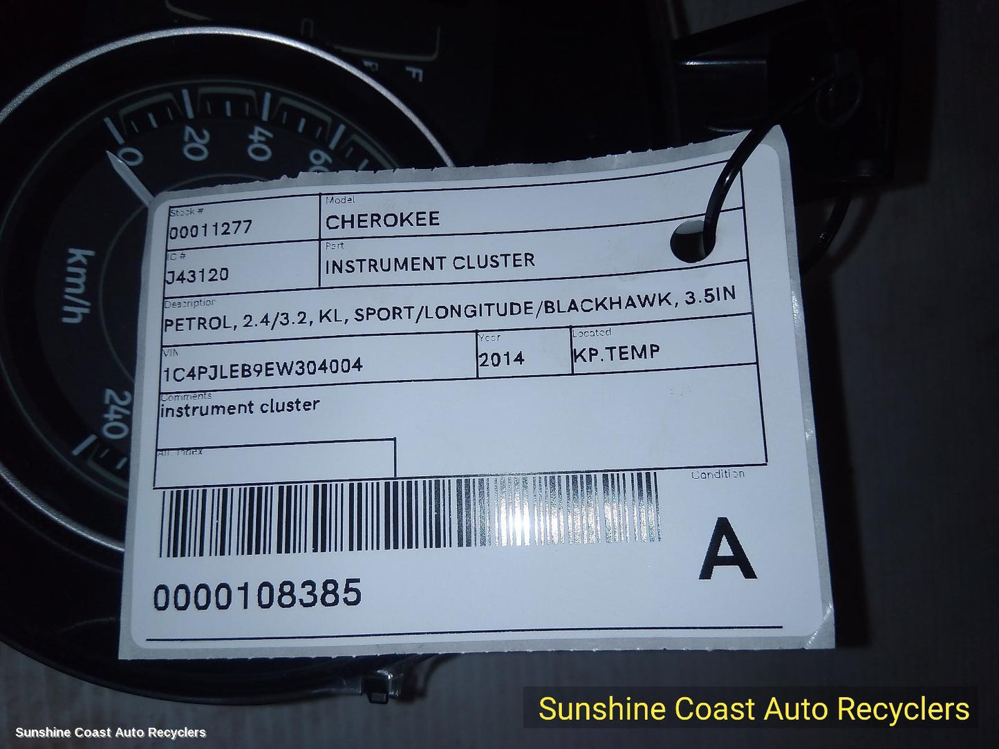 2014 Jeep Cherokee Instrument Cluster