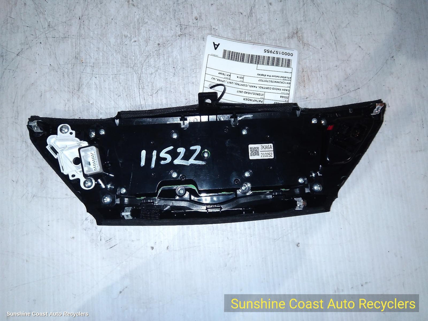 2014 Nissan Pathfinder Radio Cd Dvd Sat Tv