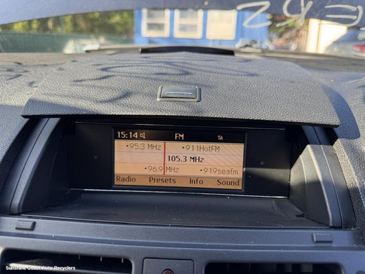 2010 Mercedes C Class Radio Cd Dvd Sat Tv