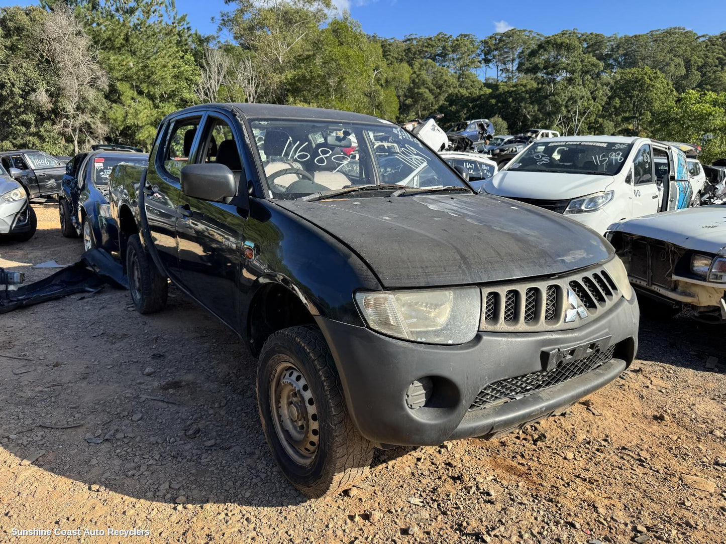 2008 Mitsubishi Triton Right Front Window Reg Motor