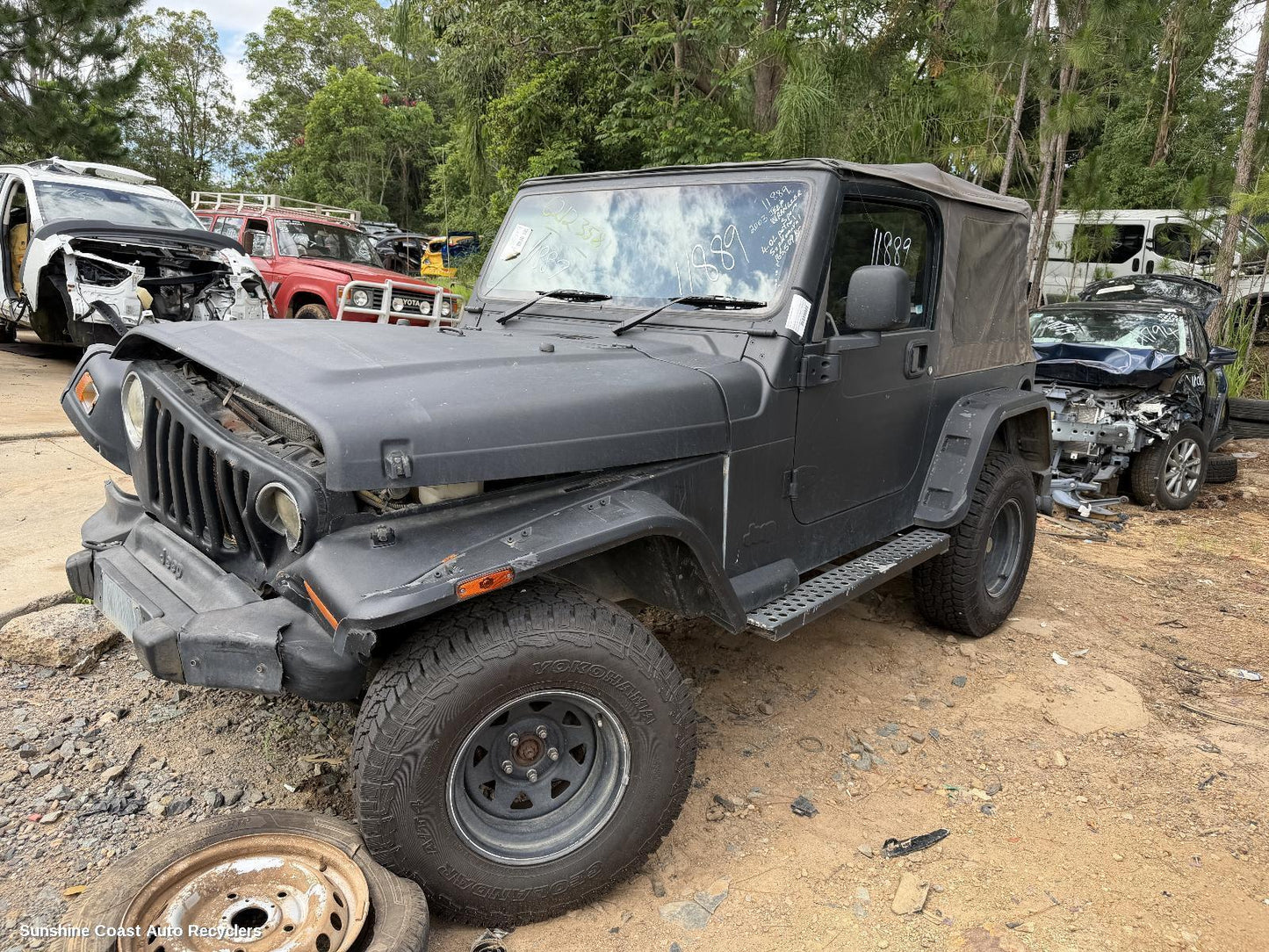 2003 Jeep Wrangler Side Step Skirt