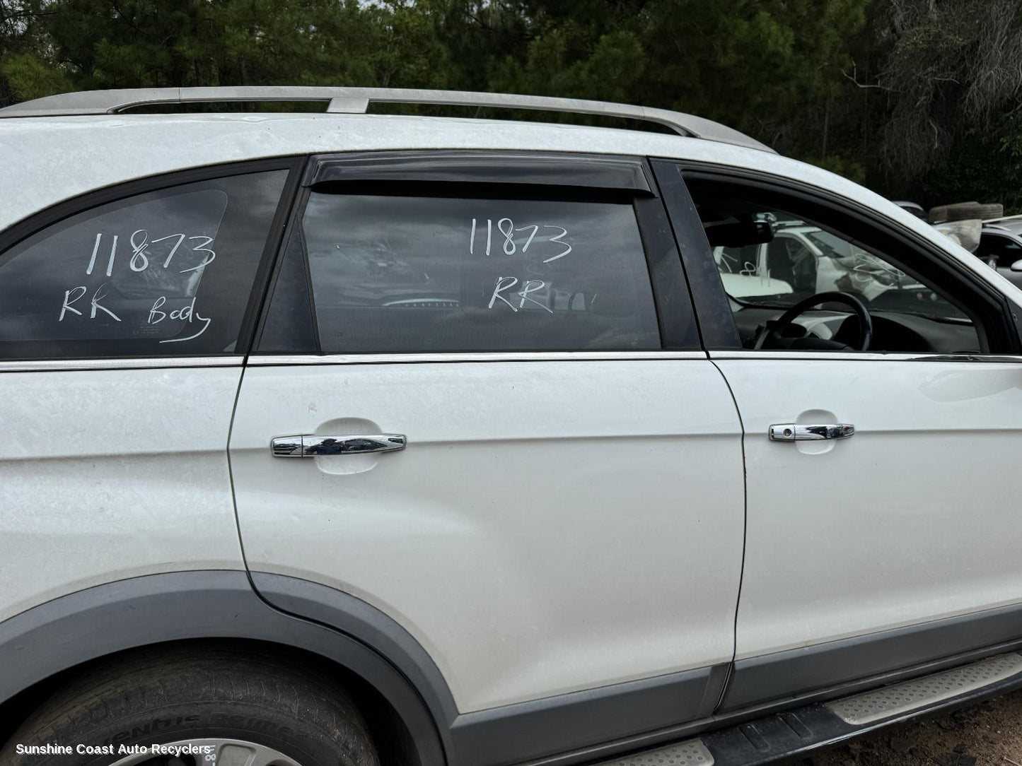 2013 Holden Captiva Right Rear Door Window