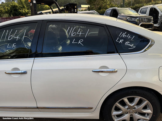 2011 Nissan Maxima Left Rear Door Window