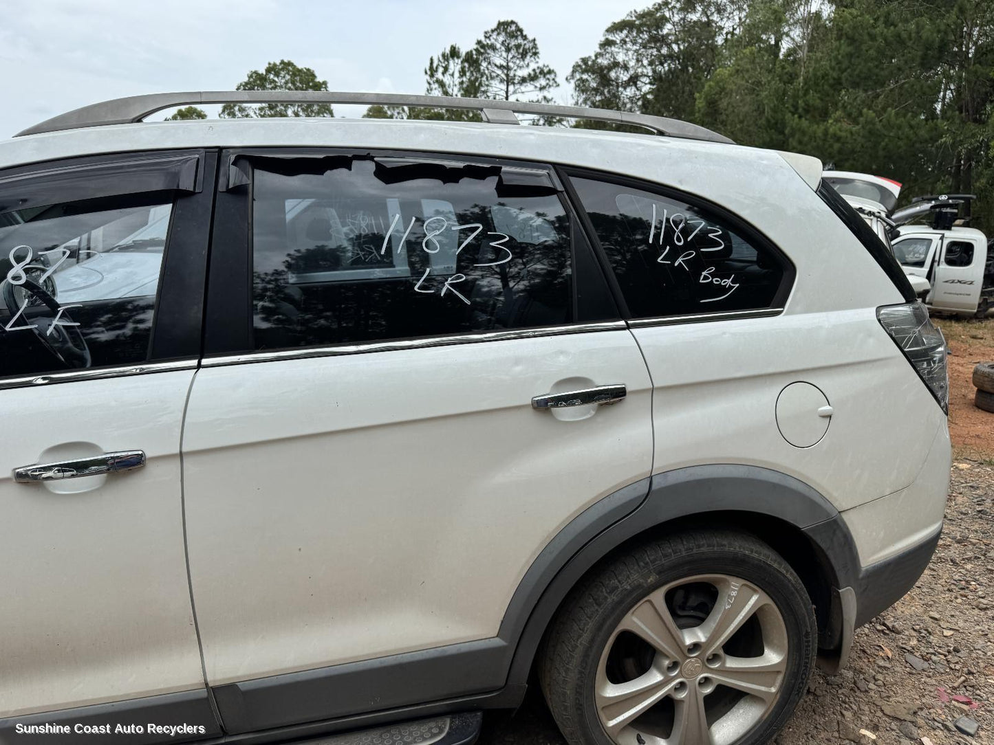 2013 Holden Captiva Left Rear Door Window