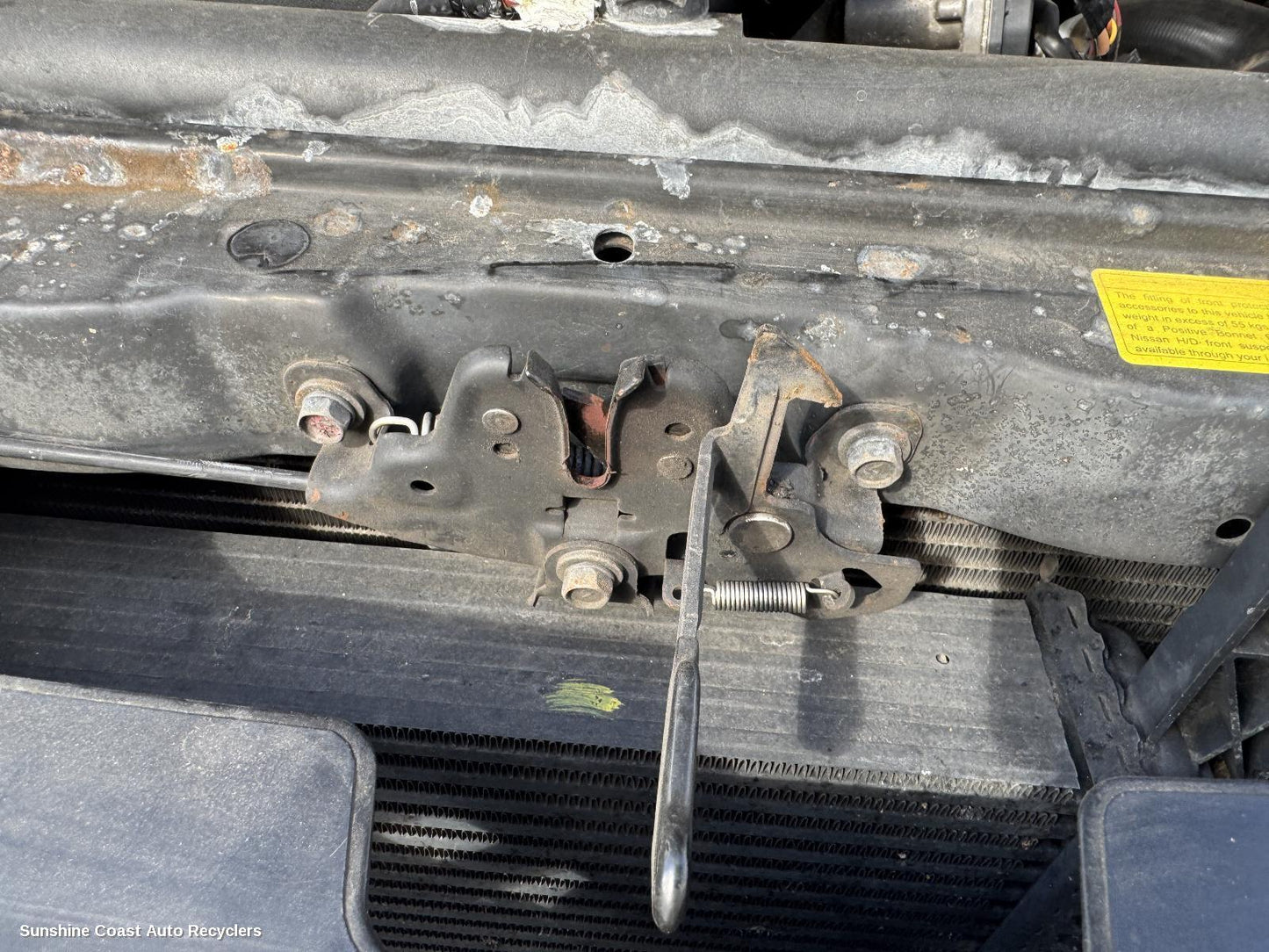 2012 Nissan Pathfinder Bonnet Lock Support