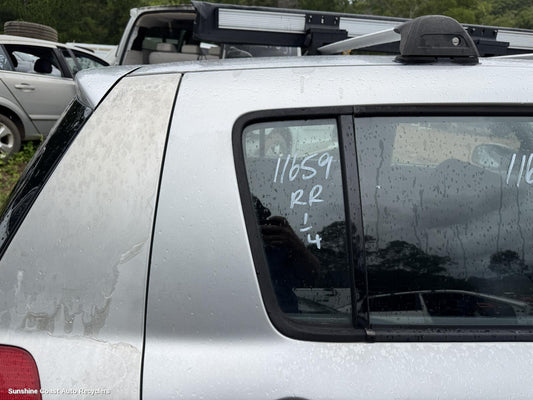 2007 Suzuki Swift Right Rear 1 4 Door Glass