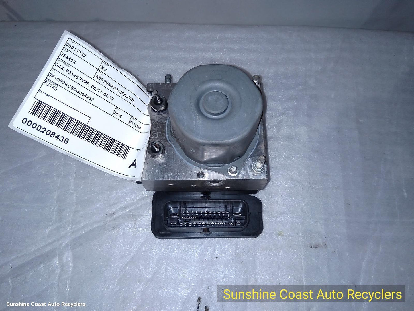 2012 Subaru Xv Abs Pump Modulator