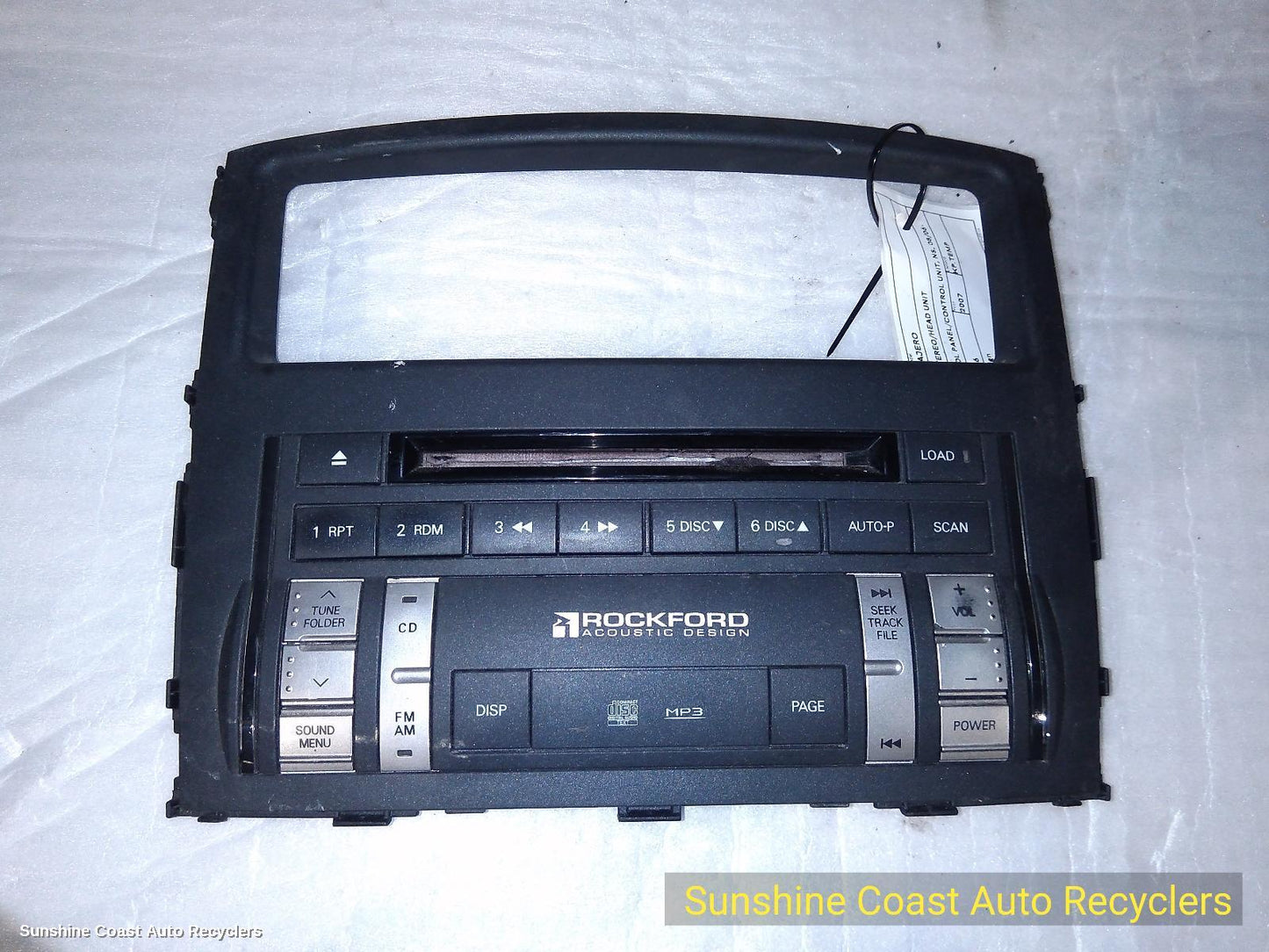 2007 Mitsubishi Pajero Radio Cd Dvd Sat Tv