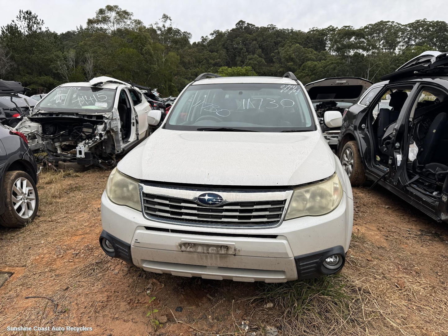 2009 Subaru Forester Left Rear Side Glass