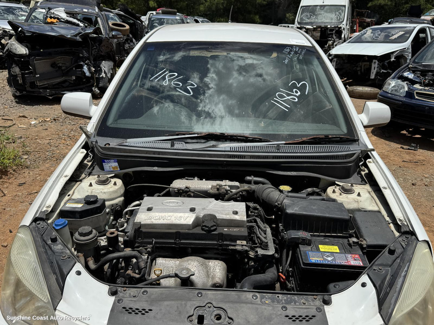 2007 Kia Rio Plenum Chamber