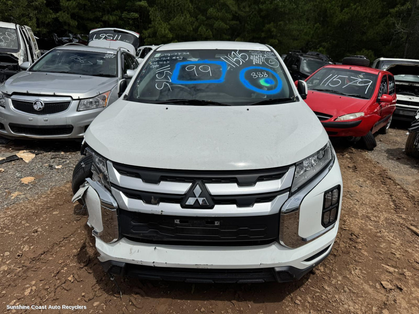 2020 Mitsubishi Asx Left Rear Door Sliding