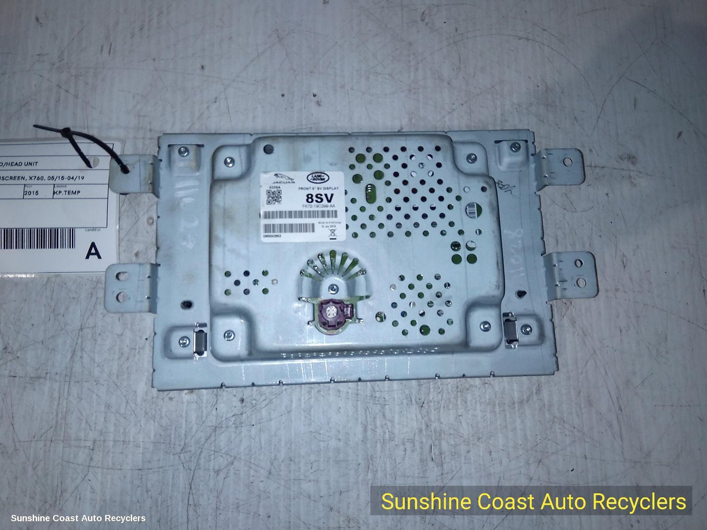 2015 Jaguar Xe Radio Cd Dvd Sat Tv