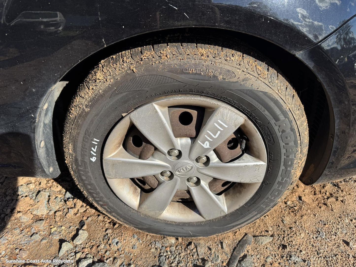 2010 Kia Rio Wheel Cover Hub Cap