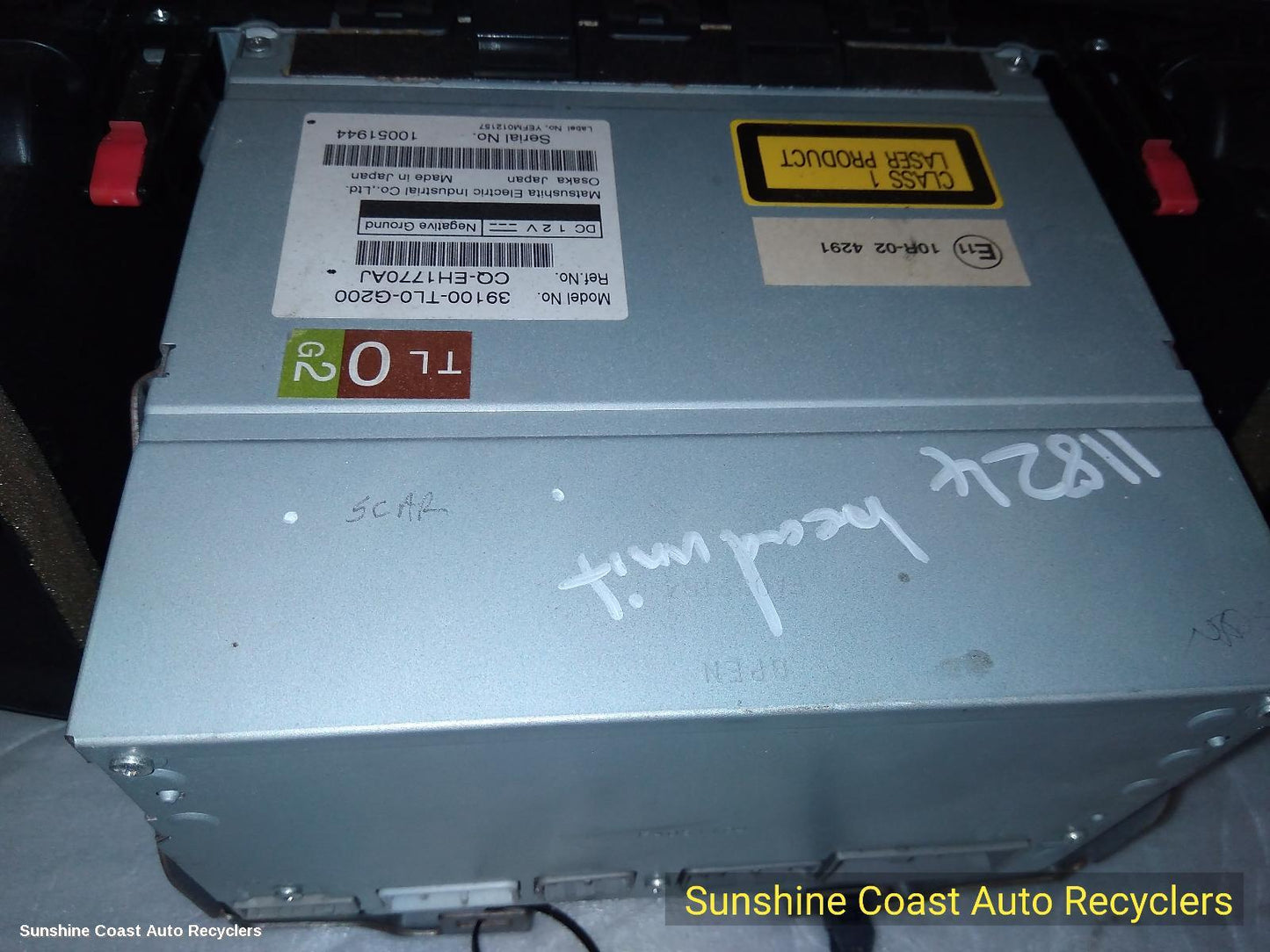 2010 Honda Accord Radio Cd Dvd Sat Tv