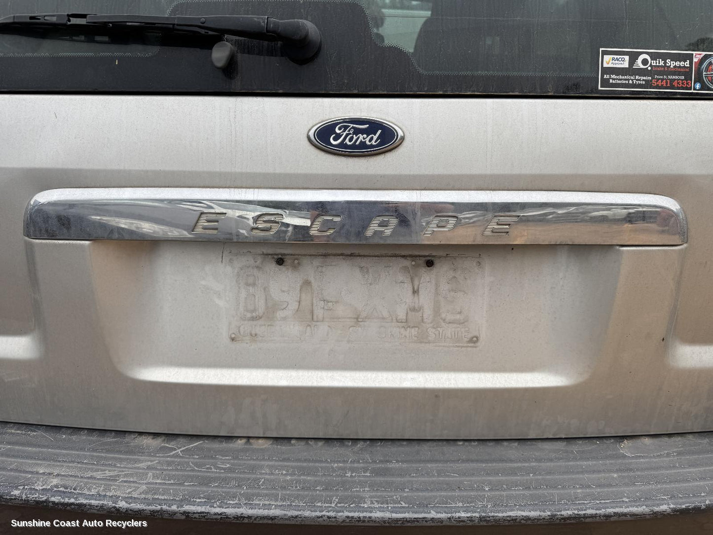 2007 Ford Escape Rear Garnish
