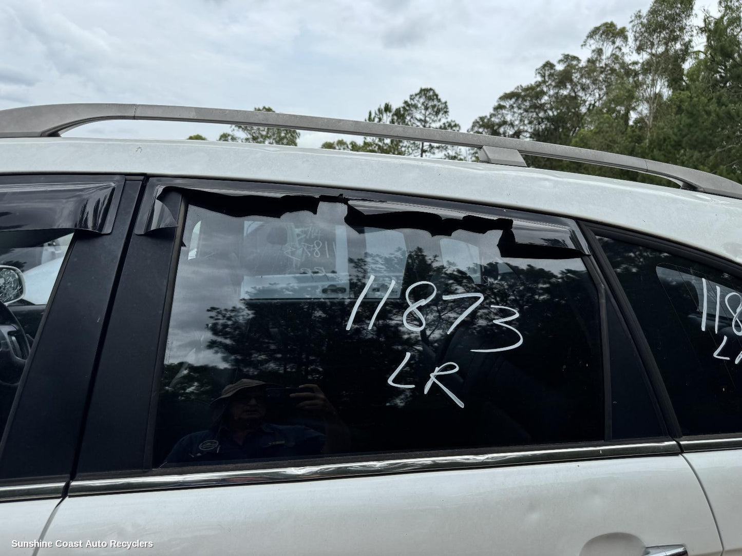 2013 Holden Captiva Left Rear Door Window