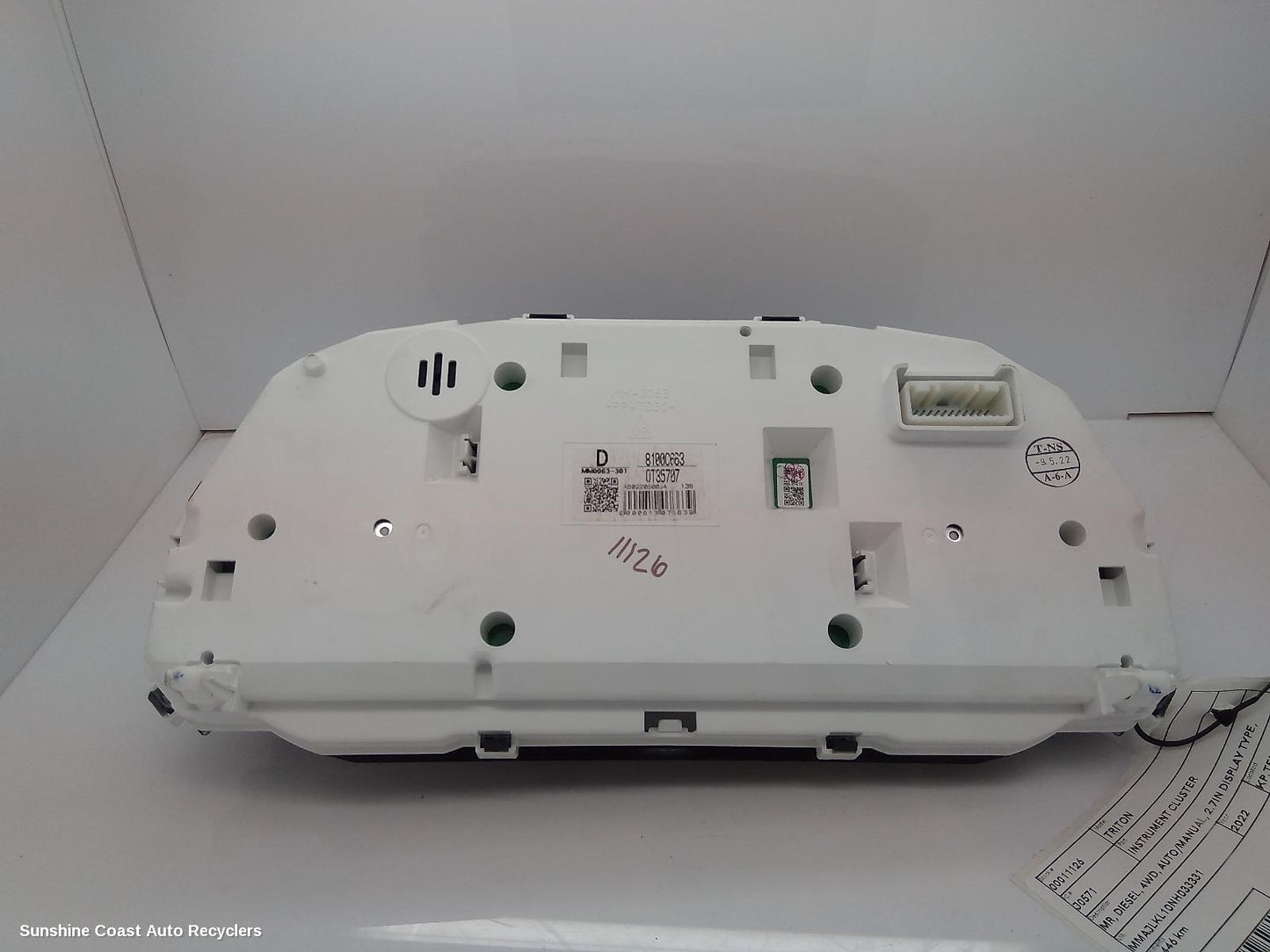 2022 Mitsubishi Triton Instrument Cluster