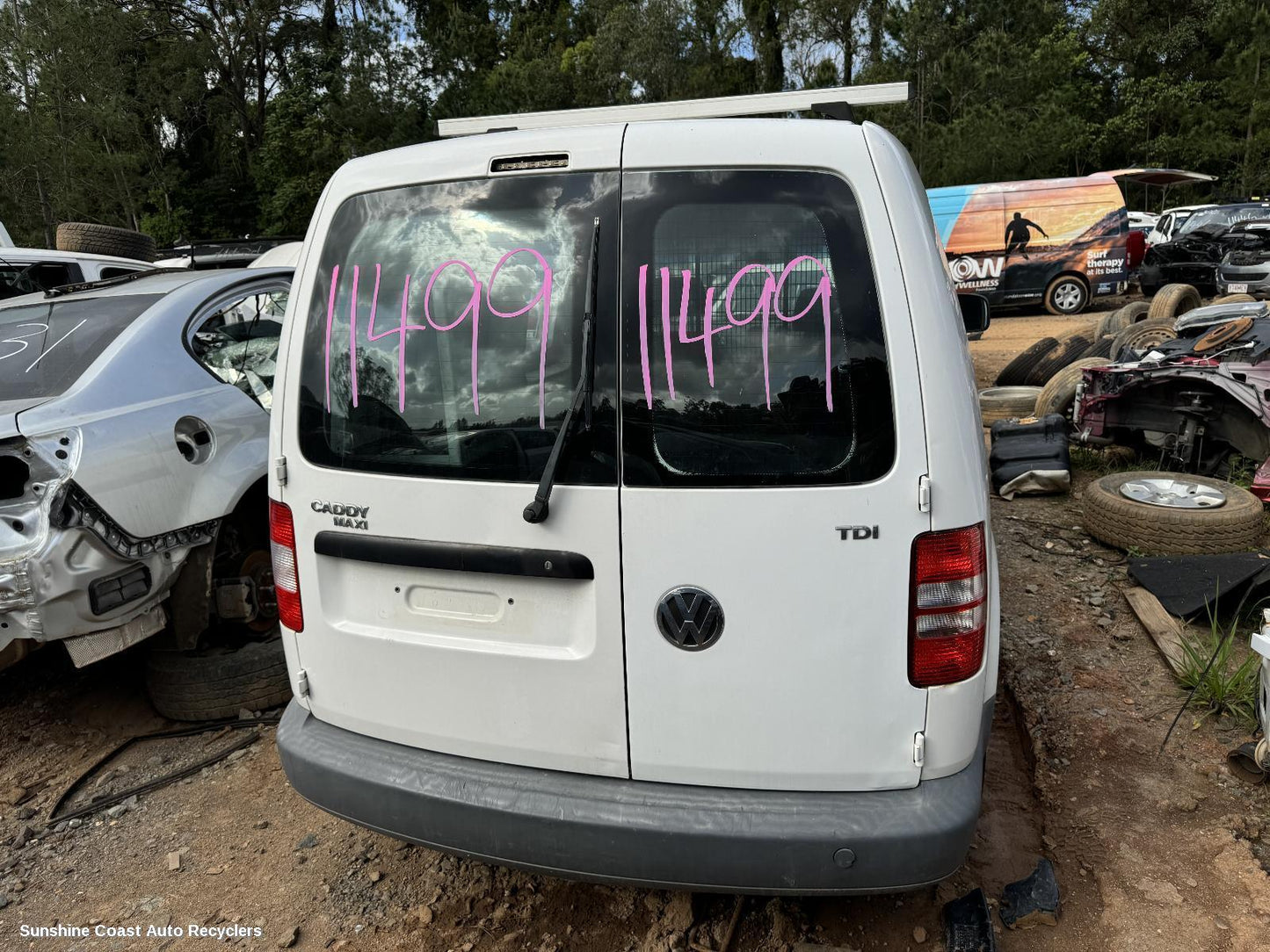 2009 Volkswagen Caddy R Bar Bracket Reinfo