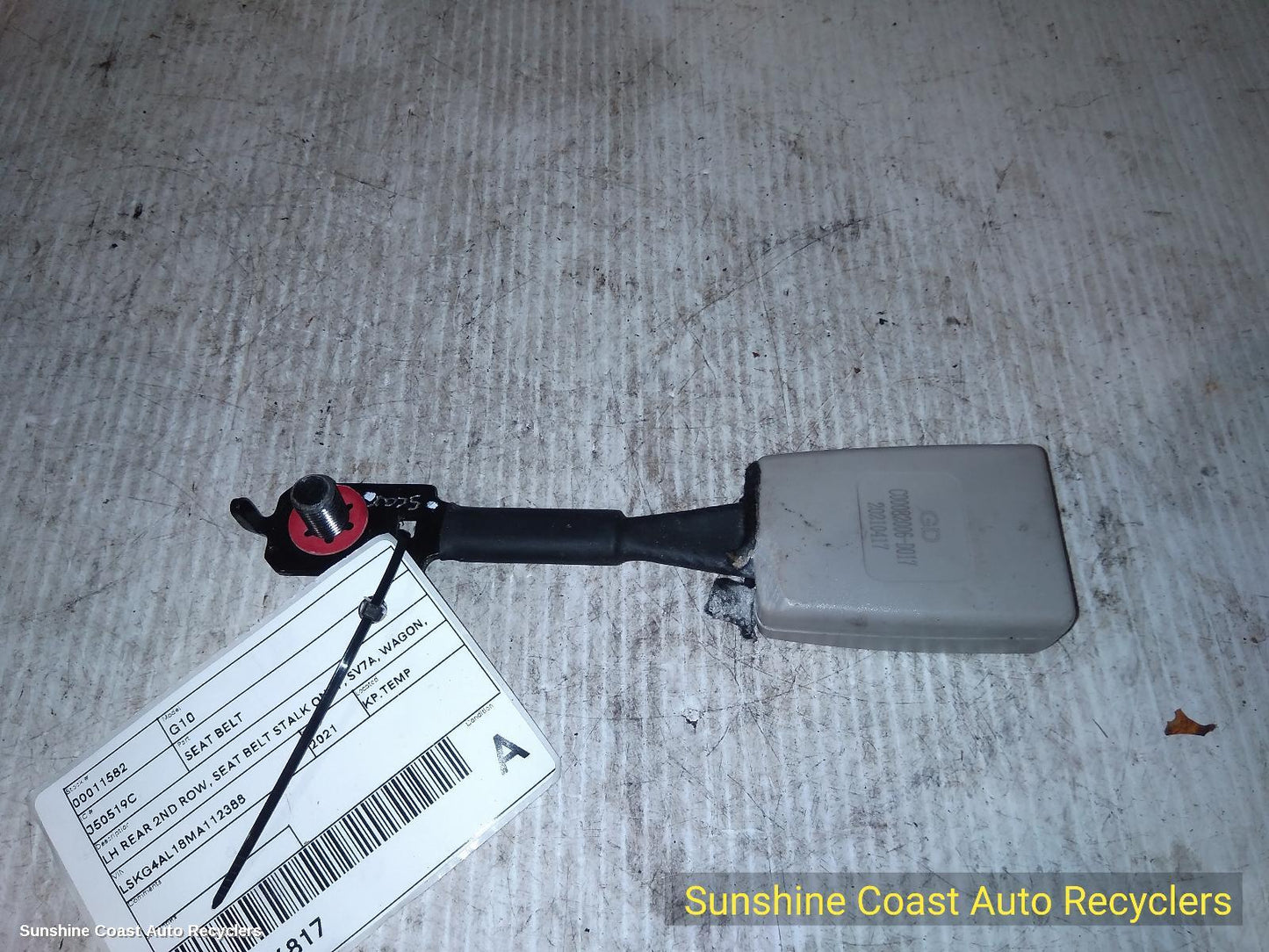 2021 Ldv G10 Seatbelt Stalk