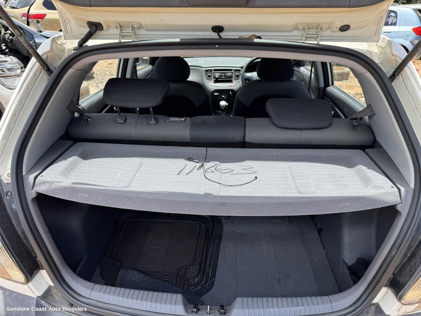 2007 Kia Rio Parcel Shelf Cargo Blind